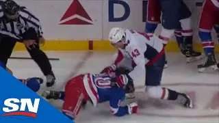 Tom Wilson Ragdolls Artemi Panarin After Crosschecking Pavel Buchnevich