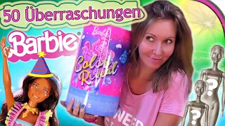 Barbie Color Reveal Slumber Party auspacken 🤩 50 Überraschungen 🎁 Pyjama Party 🎉 deutsch 🦄