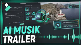 AI Music Trailer erstellen mit Hilfe der künstlichen Intelligenz | Filmora Tutorial