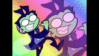 [FLASHING LIGHTS] Epileptic Techno 🪩 | Animation Meme | Invader Zim