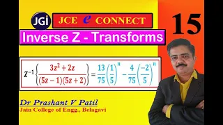 Inverse Z Transform of (𝟑𝒛^𝟐+𝟐𝒛)/((𝟓𝒛−𝟏)(𝟓𝒛+𝟐)) || 18mat31 || Dr Prashant Patil