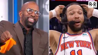 Jalen Brunson Reacts to Kenny Smith Giving Up on the Knicks 😂 | Inside the NBA