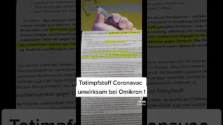 Totimpfstoff Coronavac unwirksam gegen Omikron !