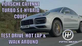Porsche Cayenne Turbo S E-Hybrid Coupe FULL Test Drive, Hot Lap & Walkaround | Fifth Gear