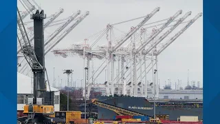 Cranes arrive to start removing wreckage of Baltimore bridge collapse