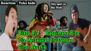 Biasa Aja❗Bagaimana Bisa Dia Melakukan Itu Dengan Gitar Akustik - Teks Indo