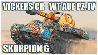 Vickers Cruiser, Waffenträger auf Pz. IV & Skorpion G • WoT Blitz Gameplay
