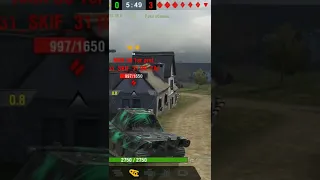 Е100 ббшкой на косарь  Wot blitz💯