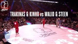 Popping Quarter Final - Juste Debout 2018 - Walid & Steen vs Trakinas & Kinho