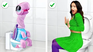 Must-Have Toilet Gadgets || Trending Gadgets & Parenting Life Hacks || Funny Moments by Zoom! GO!