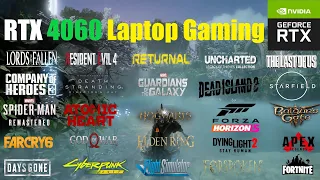 RTX 4060 Laptop (140W) Gaming - Test in 43 Games