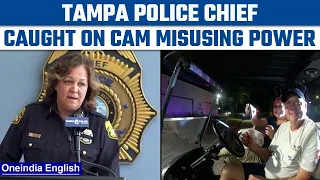 Tampa police chief steps down after video of her misusing power goes viral | Oneindia News *News