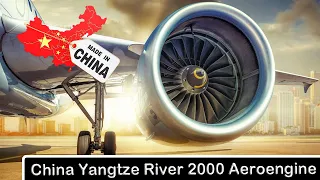 China Yangtze River 2000 aeroengine thrust reaches 35 tons, catching up with Boeing series engines.