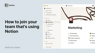 How to join your team that’s using Notion