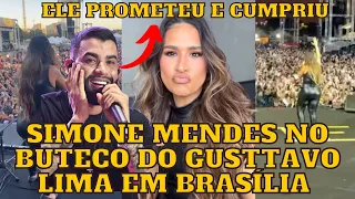 Simone Mendes no Buteco do Gusttavo Lima em Brasília “Ele prometeu e cumpriu”