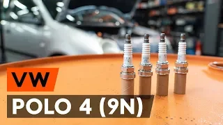 How to change spark plug on VW POLO 4 (9N) [TUTORIAL AUTODOC]
