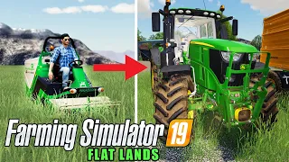 I Spent 24 Hours in Completely Flat Map With 0$... 🚜 I made a fortune!