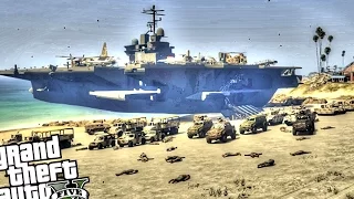 War is Near! - GTA 5 PC (Epic Beach Army Invasion)