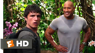 Journey 2: The Mysterious Island (2012) - The Pec Pop of Love Scene (4/10) | Movieclips