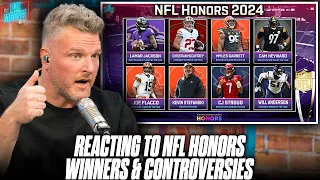 Flacco Wins Comeback Player, NFL Honors Filled With Controversy | Pat McAfee Reacts