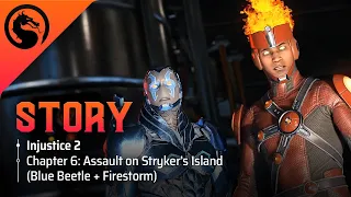 Injustice 2 | Story Chapter 6: Assault on Stryker's Island (Blue Beetle + Firestorm)