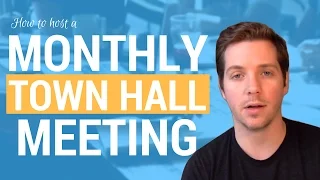 How to Host a Monthly Town Hall Meeting in an Agency? (Agenda, Purpose, Length)