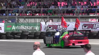 Парад учасників Drift Championship of Ukraine 2015 у Львові