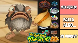 RANQUEANDO AS MÚSICAS DAS ILHAS DA PIOR PARA A MELHOR! | My Singing Monsters