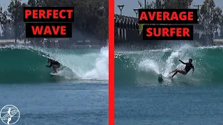 AVERAGE surfer vs. PERFECT WAVE? | Kelly Slater's Surf Ranch