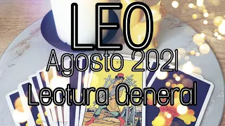 LEO AGOSTO 2021: Cuidado con tomar decisiones precipitadas😅😨🥰❤AMOR💼TRABAJO #leo #agosto2021