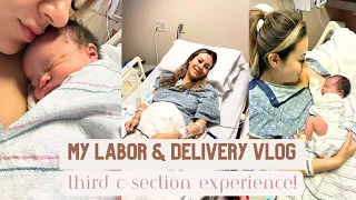 MY THIRD C-SECTION VLOG | POSITIVE BIRTH EXPERIENCE | PLANNED C-SECTION AT 37 WEEKS