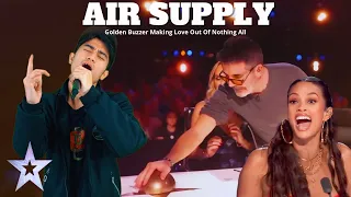 Golden Buzzer Extraordinary Song Air Supply Making Love Out Of Nothing All On The Big Stage Americas