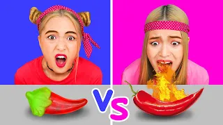 GUMMY FOOD VS REAL FOOD RACE CHALLENGE (TIK TOK JELLY, SUSHI, NOODLES) YOUHOO ASMR