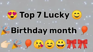 Top 7 lucky Birthday According to your Birthday month😊 Gleam point new video @RealFact_Duniya