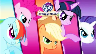 My Little Pony: Harmony Quest - Rainbowdash, Pinky Pie, Apple Jack, Twilight Spakles & Rairty!