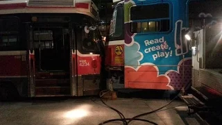 3 TTC streetcars collide in Toronto