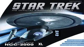 Star Trek Official Starship Collection By Eaglemoss. Issue XL 15. USS Excelsior