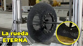 Último invento de la Nasa: Unas ruedas eternas