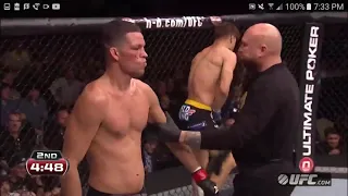 Nate Diaz vs Josh Thompson Full Fight