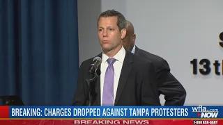 ‘There was no violence’: Prosecutors dropping charges against 67 protesters in Tampa