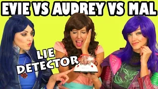 Mal vs Evie vs Audrey Lie Detector Test Disney Descendants. TotallyTV