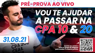 Pré-prova CPA-10 e CPA-20:  Revisão para Prova de Certificação Anbima CPA (31/08)