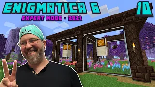 Lets Play Enigmatica 6 Expert EP 10 - How to Breed and Mutate Bees! Resourceful Bees Apiary Set up!