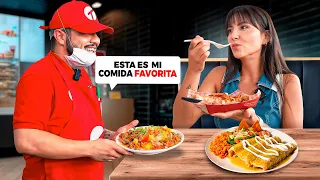 TRABAJADORES DE RESTAURANTES ME PREPARAN SU COMIDA FAVORITA