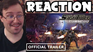 Gor's "Starship Troopers: Extermination" IGN Fan Fest 2023 Official Trailer REACTION