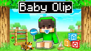 Best of Olip Became a BABY in Minecraft (Tagalog)