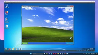 Installing Windows XP in Windows 7 in WIndows 11