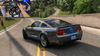 Ford Mustang GT500 Full Send on Mullholland! - Assetto Corsa | Moza R9