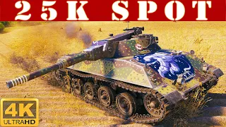 ✔️ Rheinmetall Panzerwagen WoT ◼️ 25K Spot Damage ◼️ WoT Replays gameplay