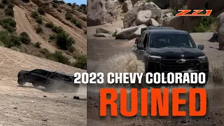 I RUINED MY *NEW* 2023 CHEVY COLORADO Z71 OFF-ROADING !!!